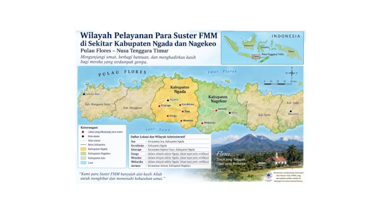 MENJADI ALAT KASIH ALLAH DI TENGAH GEMPA NTT KEGIATAN PARA SUSTER FMM